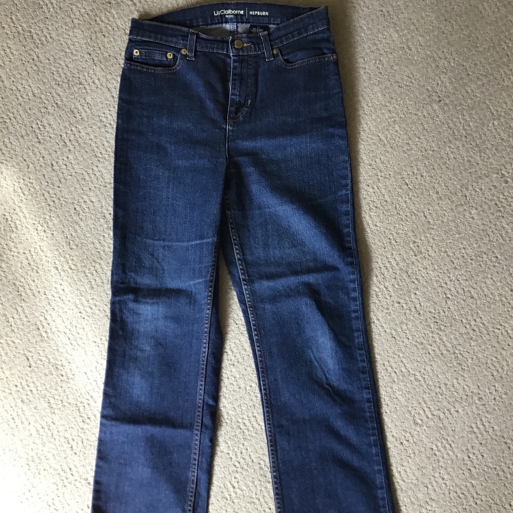 Liz Claiborne Denim Hepburn Jeans, Size 4 R